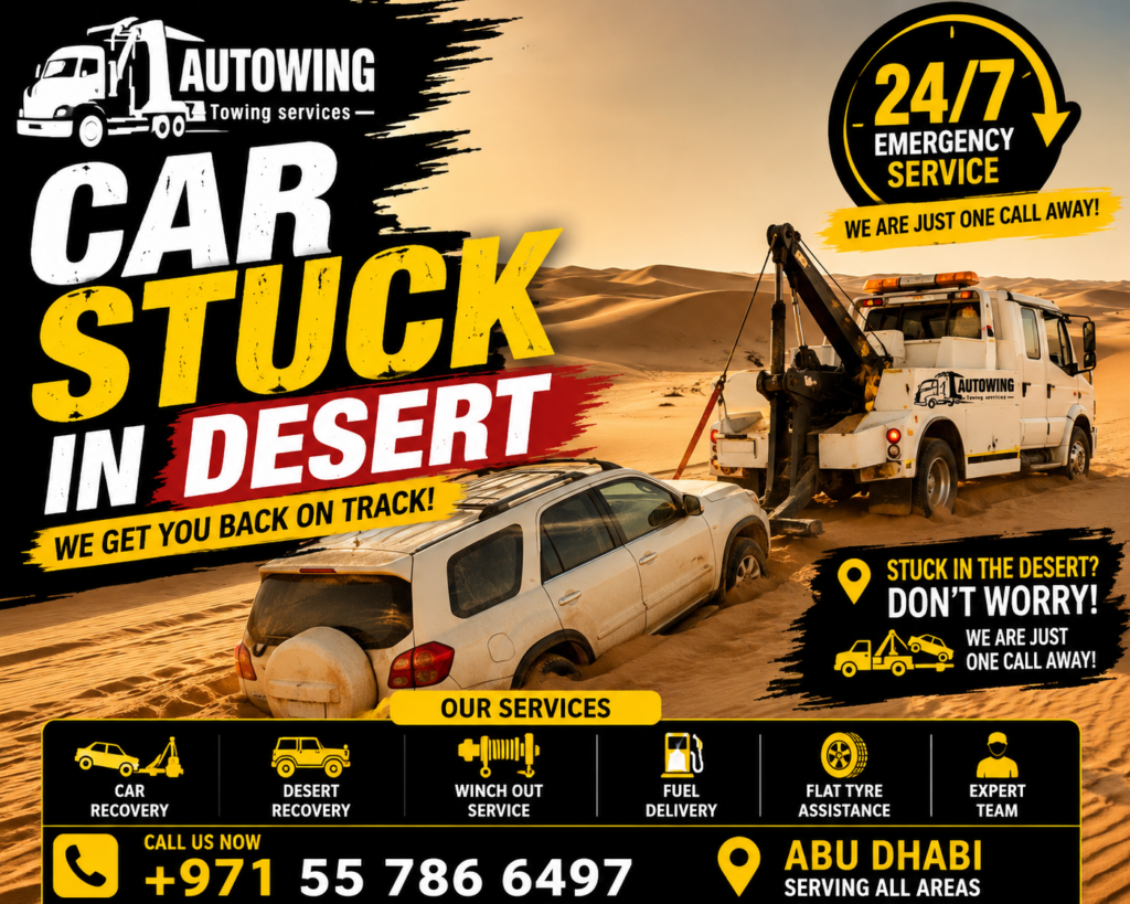 Car Stuck in Desert