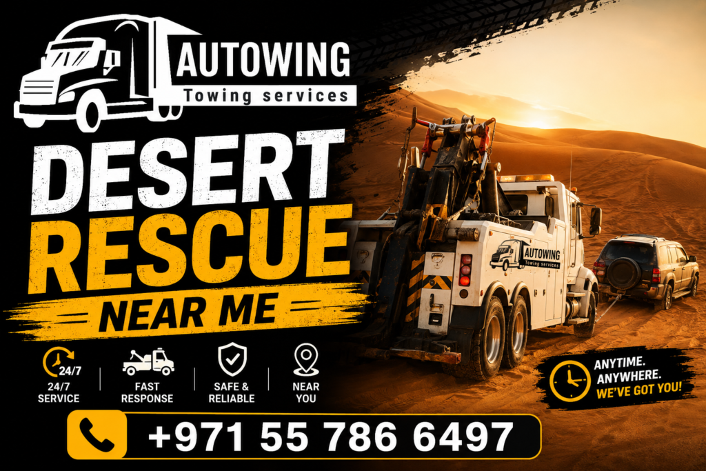Desert Rescue Near Me in Abu Dhabi  Reliable Vehicle Recovery