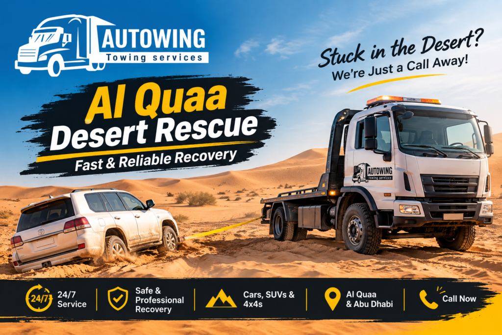 Al Quaa Desert Rescue – Fast & Reliable Recovery | Desert King