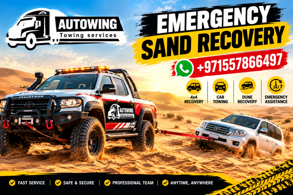 Emergency Sand Recovery Abu Dhabi – 24/7 Desert Assistance